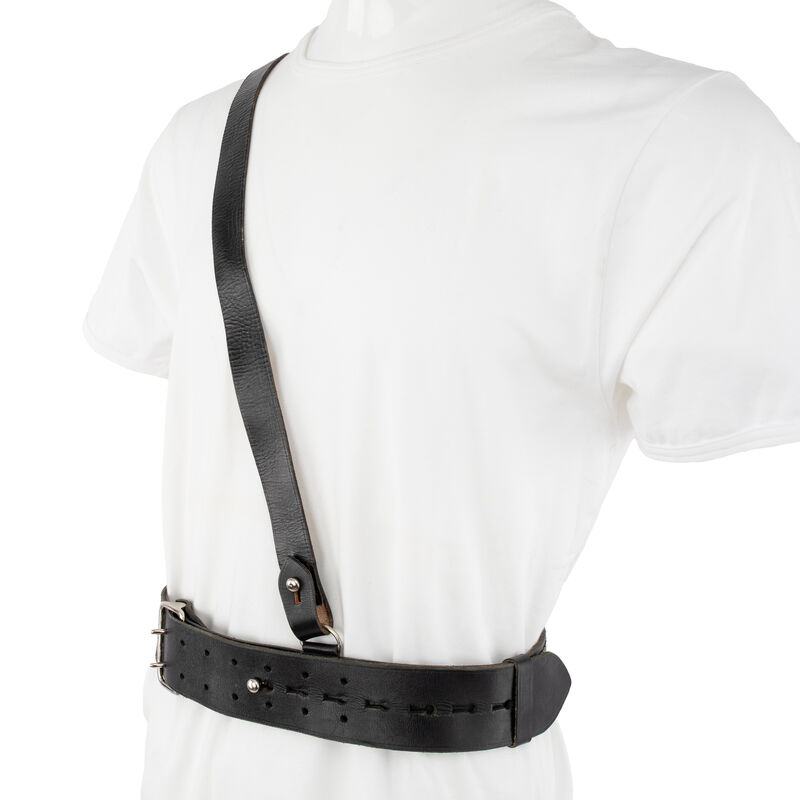Dutch Leather Officer's Belt w/ Shoulder Strap | Issued, , large image number 1